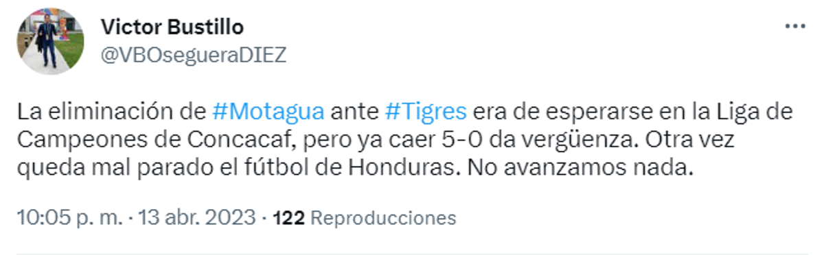 Periodistas hondureños reaccionan tras la paliza que sufrió Motagua ante Tigres: “Vergonzoso, papelón; la realidad de nuestro fútbol”