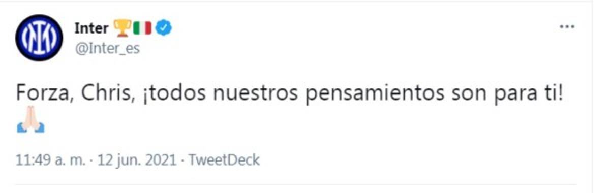 Los mensajes luego de que Eriksen cayera fulminado en pleno partido de la Euro: ¡No, por Dios!