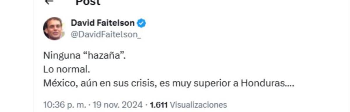 Faitelson despotricó contra Honduras: lo que dice la prensa de México tras la paliza a la Bicolor; “son inexistentes”