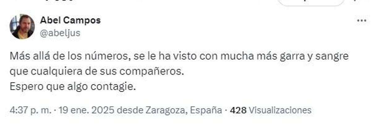 Lo que dice la afición de España sobre el debut de Kervin Arriaga con el Zaragoza; se rinden ante el hondureño: “es top”