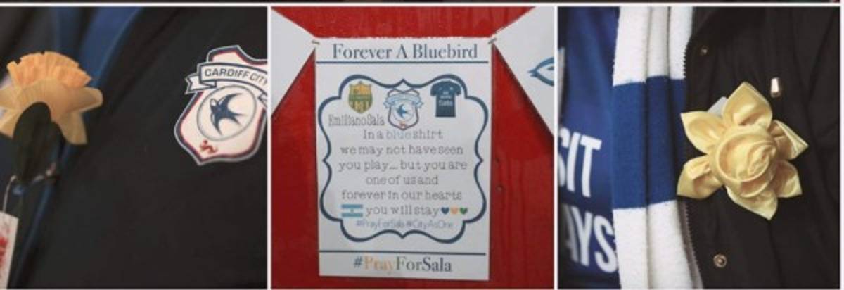 EN FOTOS: Así fue el homenaje que le hicieron a Elimiano Sala en Inglaterra