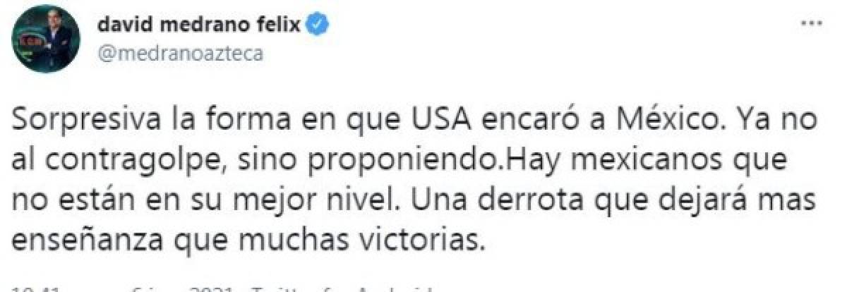 ¡Quieren al Chicharito! Periodistas mexicanos atizan contra el arbitraje tras derrota ante EUA: 'Fracaso'