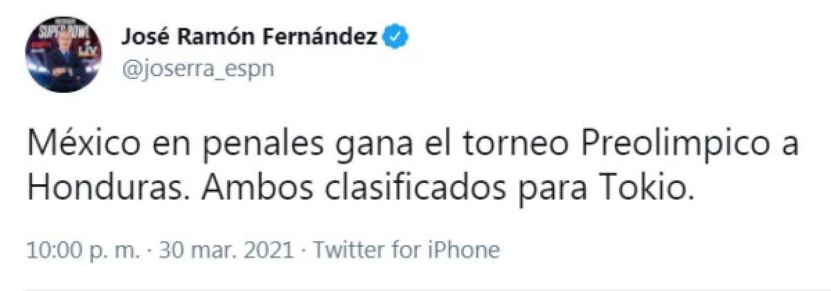 Así reaccionan los periodistas al trabajo de Honduras en el Preolímpico: ''Llegó menospreciado y fue el gran ganador''