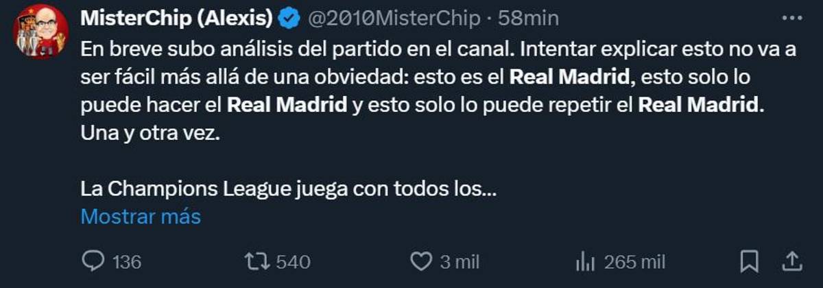 “Robo” “¿por qué soy Barcelona?”: Cristóbal Soria y la prensa internacional estalla tras el triunfo del Real Madrid vs Bayern