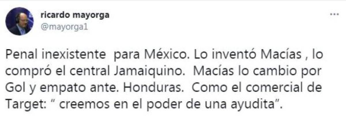 'Robo a Honduras': Lo que dijeron los periodistas sobre el penal a favor de México en la final del preolímpico