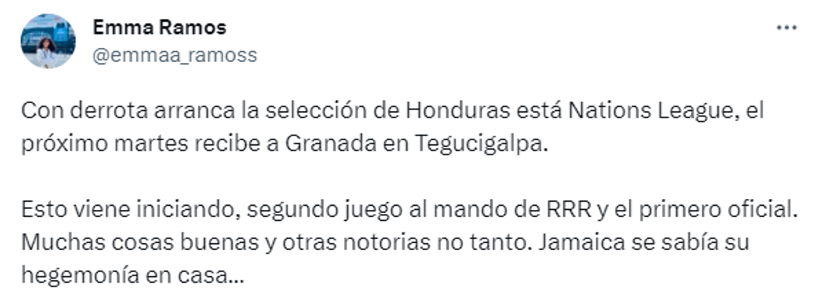 Así reaccionan los periodistas tras la nueva derrota de Honduras en Jamaica por la Liga de Naciones