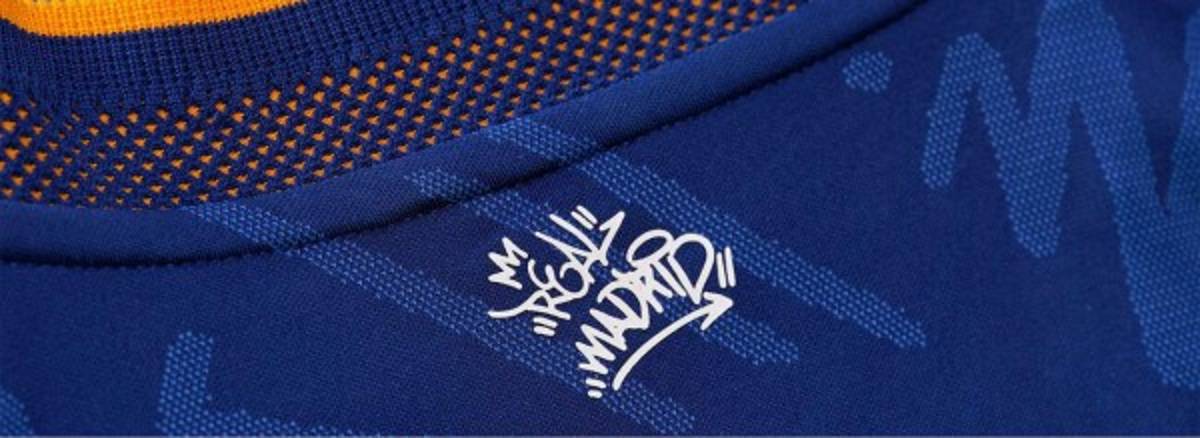 Con arte urbano y nuevo logo de la Champions: así es la segunda equipación del Real Madrid para la temporada 2021/22