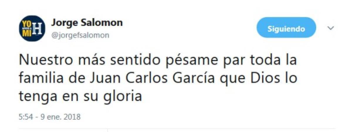 ¡Emotivo! El mundo del fútbol reacciona ante la muerte de Juan Carlos García