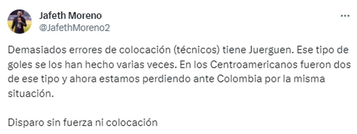 ¡Ya veían la derrota! Periodistas reaccionan por la triste presentación de Honduras en los Juegos Panamericanos 2023