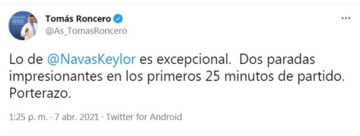 ''Está loco'': así fue el tremendo show de Keylor Navas ante el Bayern Múnich en la Champions