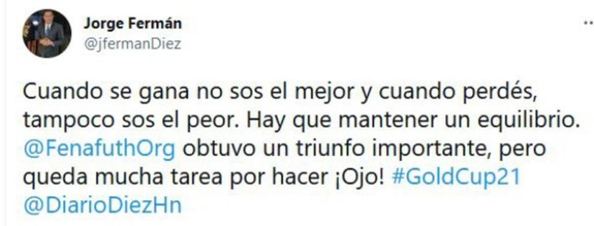 'La gran H se estrena', 'Queda mucha tarea': en las redes se comenta el debut de Honduras en Copa Oro