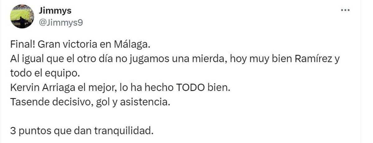 “Estoy enamorado del fichaje de Kervin Arriaga”: aficionados del Zaragoza y periodistas llenan de elogios al hondureño tras victoria contra Málaga