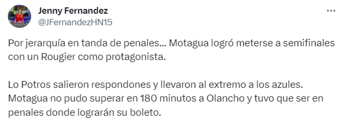 Motagua eliminó al Olancho FC para instalarse en semifinales y esto dice la prensa: “No está para campeón”