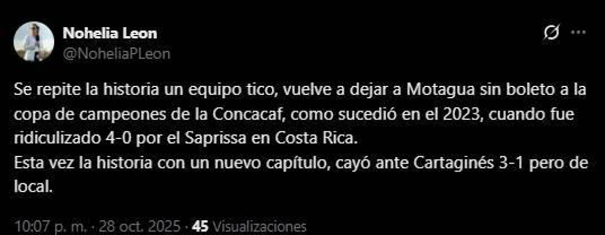 Así reaccionó la prensa al fracaso de Motagua y la terrible burla en Costa Rica: Equipo pequeño y Otra página más