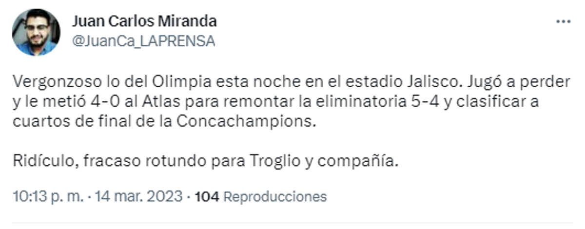 ¡No lo bajan de “fracaso” y “ridículo”! Prensa hondureña carga contra Olimpia tras la eliminación ante Atlas en Concacaf