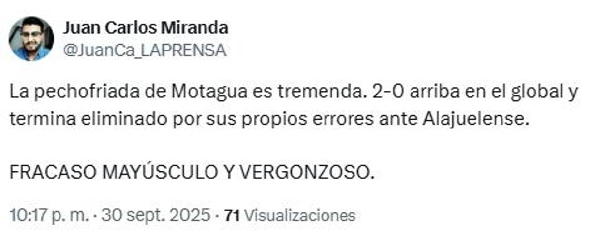 Motagua quedó eliminado y así reacciona la prensa: Pecho frío, vergonzoso; Javier López se convirtió en Diego Vázquez