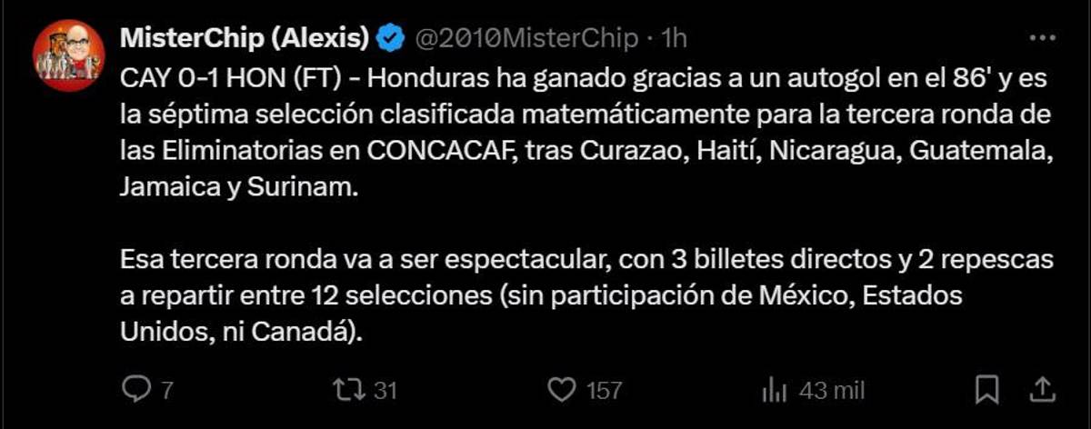 MisterChip, prensa nacional y extranjera cuestionan a Honduras tras vencer a Islas Caimán: el Mundial está lejos