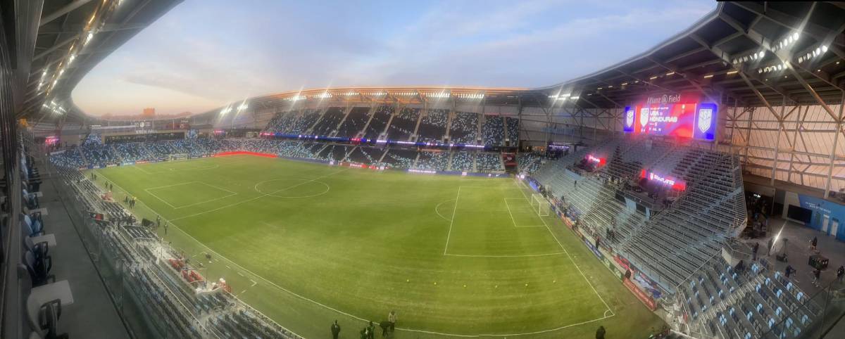 Hondureños no dejan sola a la H en Minnesota: Así luce el Allianz Field previo al juego entre Estados Unidos y Honduras