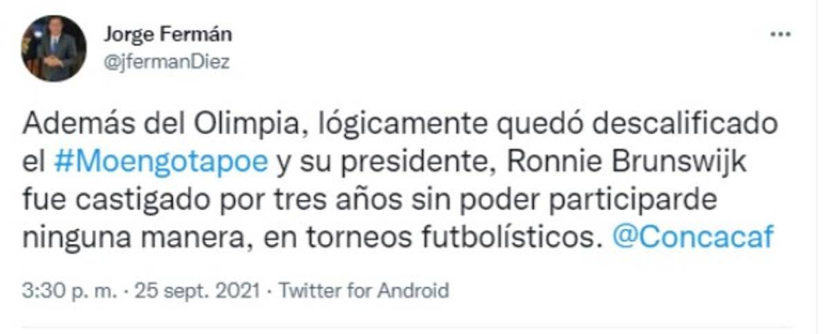 Periodistas y prensa internacional sobre el escándalo de Olimpia en la Concacaf: ''Salió cara la bromita de los 100 dólares''