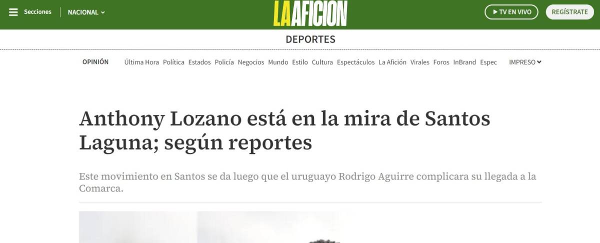 Prensa de México revela fecha de aterrizaje del Choco Lozano tras fichar por Santos: “Es un delantero de trayectoria”