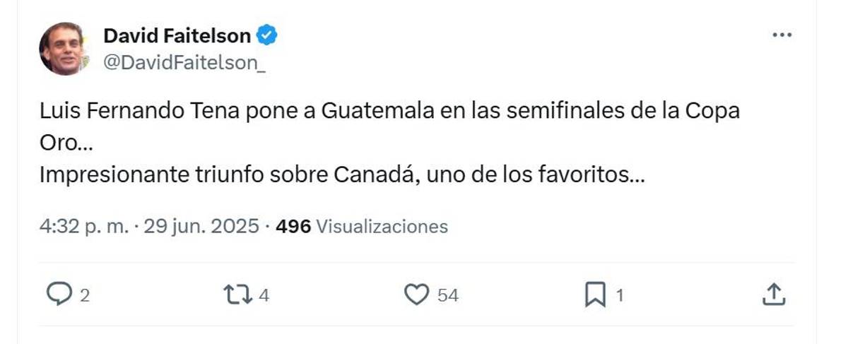 Faitelson se rinde como pocas veces: Guatemala monumental y Tena, flaco de oro, las redes explotan luego de eliminar a Canadá