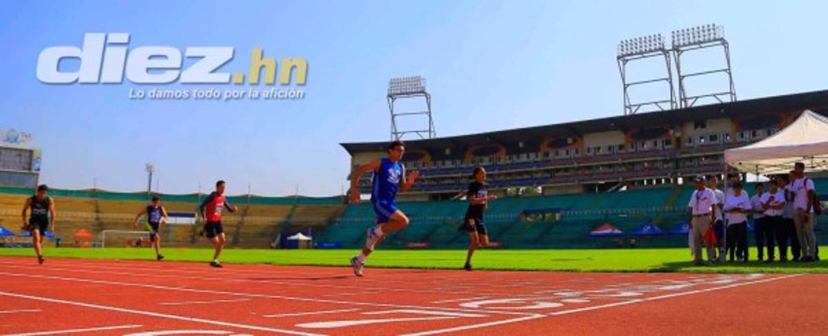 Torneo nacional de atletismo colegial es San Pedro Sula .