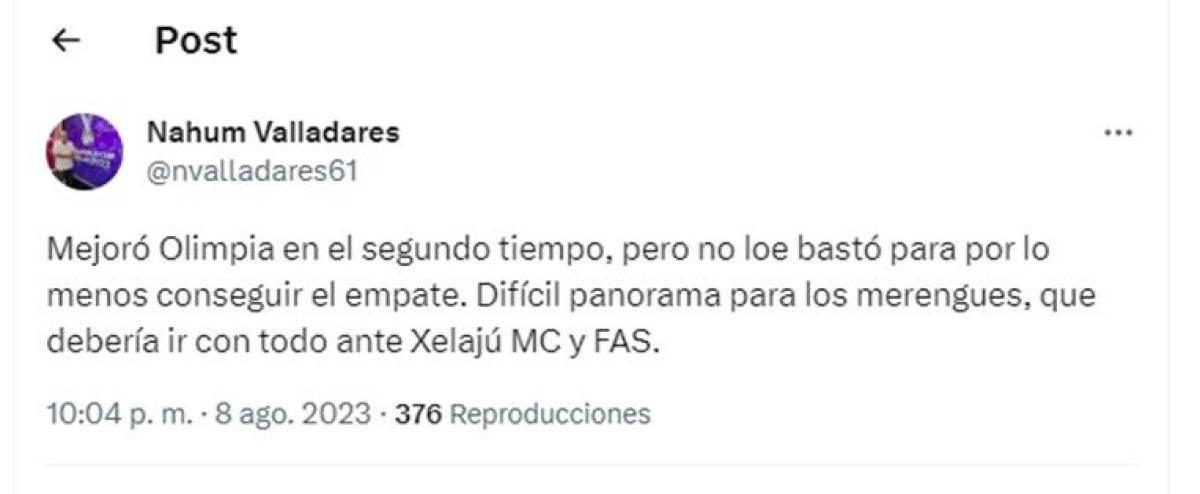 “Se esfuma el Real Madrid de Centroamérica”, “papelón” y “bochorno”: la reacción de la prensa a la derrota de Olimpia ante Estelí