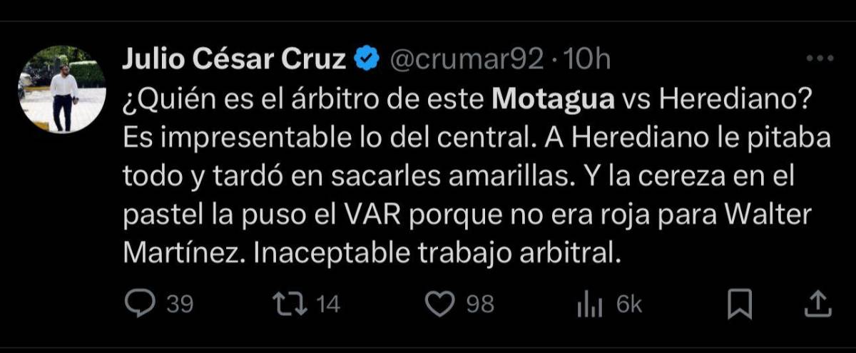“ADN Diego Vázquez”, “El Colocho es irresponsable”: así reacciona la prensa al empate entre Motagua-Herediano