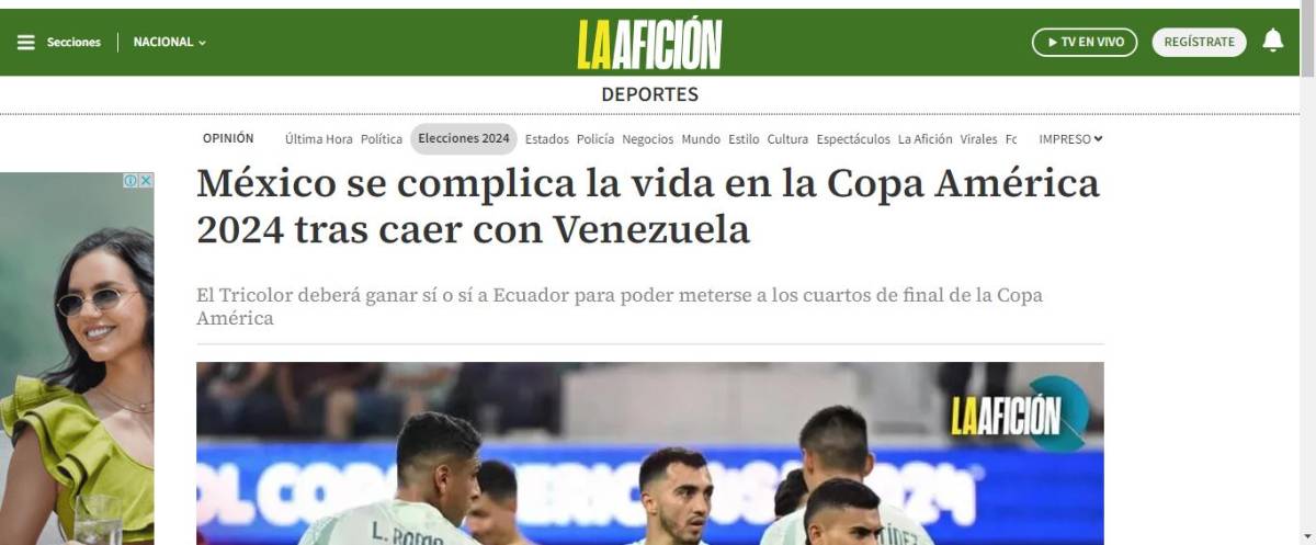 Destrozan a la Selección Mexicana de Fútbol: “Decepción nacional” y otros titulares de los medios aztecas