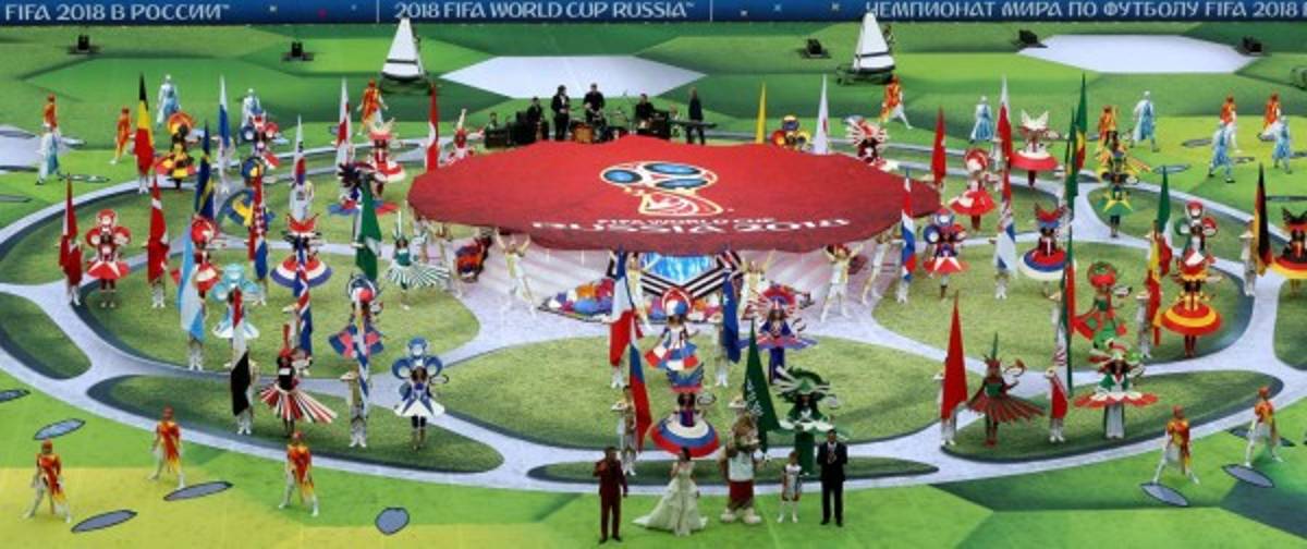 Robbie Williams se robó el show en la inauguración del Mundial Rusia 2018