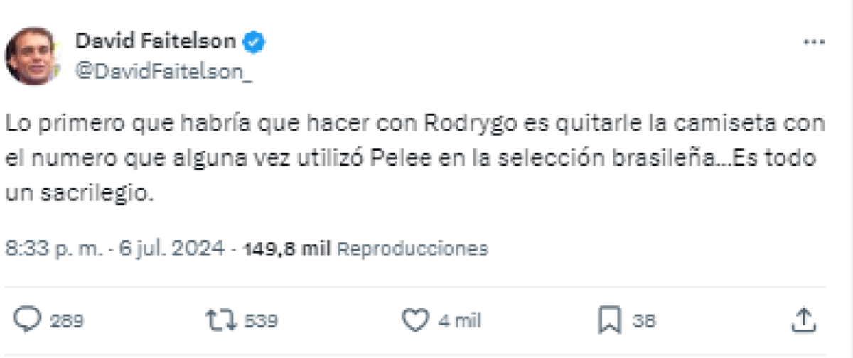 ”La peor Brasil de todos los tiempos”, “quítenle el 10 a Rodrygo”: duras críticas tras eliminación de Copa América