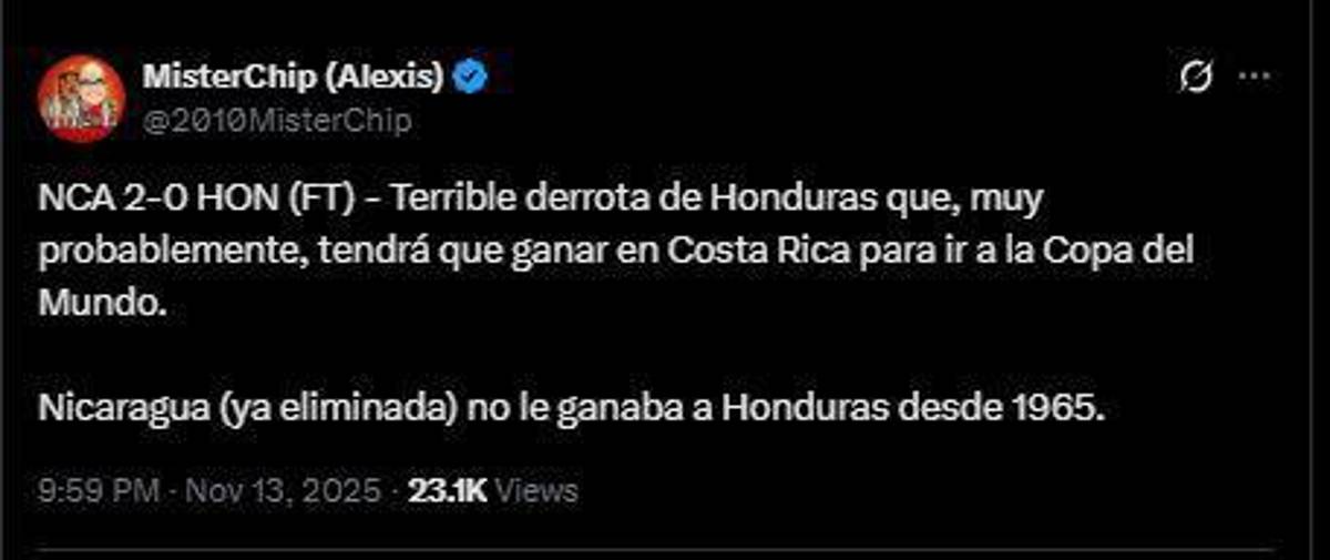 Vergonzoso, Somos el hazmerreír: señalan al culpable de la caída de Honduras ante Nicaragua en la Eliminatoria