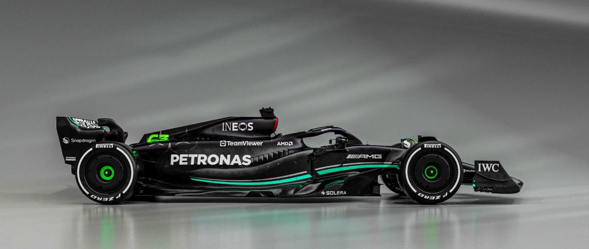 Así es el W14, nuevo monoplaza de Lewis Hamilton para la temporada 2023 de Fórmula Uno