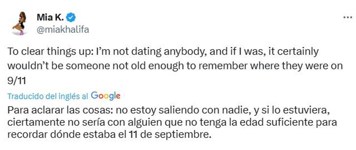 Mia Khalifa rompió el silencio sobre su supuesto romance con Julián Álvarez: “Para aclarar las cosas...”