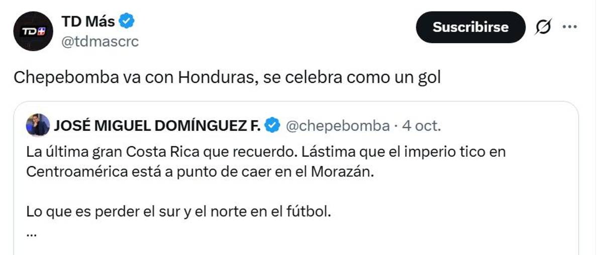 ChepeBomba dio su pronóstico del Honduras vs Costa Rica en eliminatoria y ticos rezan por futbolista lesionado: Kendal Waston tiene 52 goles