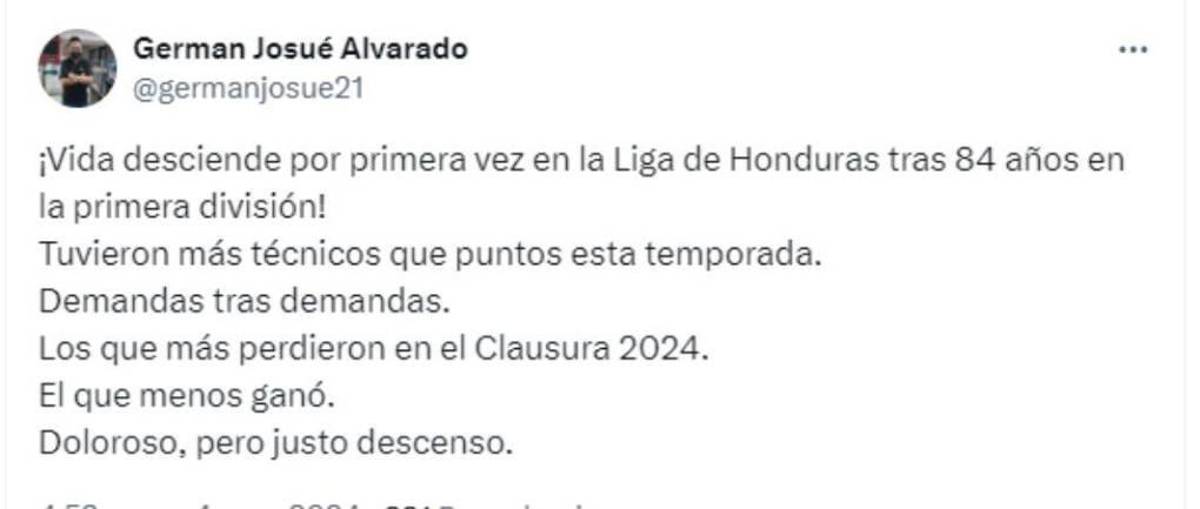 Luis Palma rompe el silencio y señalan al culpable del descenso del Vida: “Lo destruyeron, tiraron a la basura a un histórico”