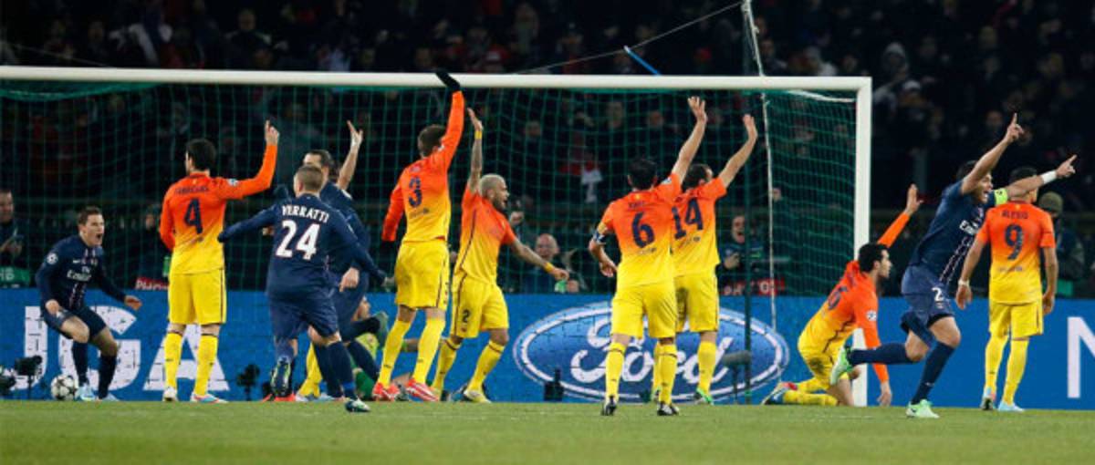 PSG saca empate de último minuto ante Barcelona en la 'Champions'.