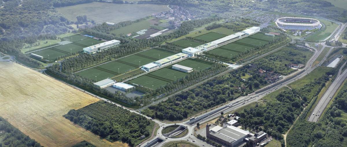 Un estadio y 17 campos de entrenamiento: PSG muestra imágenes de su futuro megraproyecto