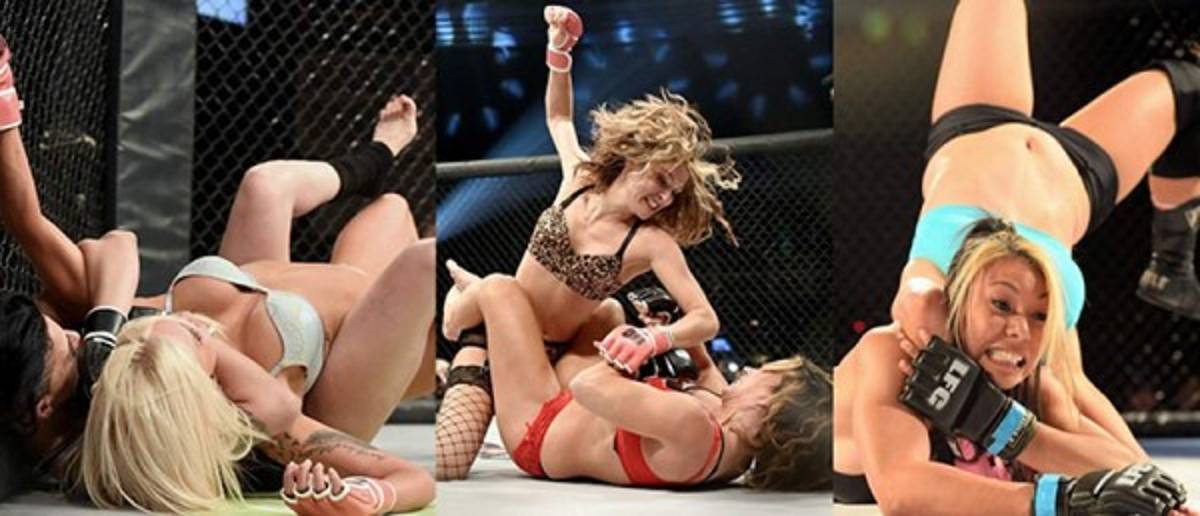 En lencería fina: Así de atrevidas son las peleas en la Lingerie FC