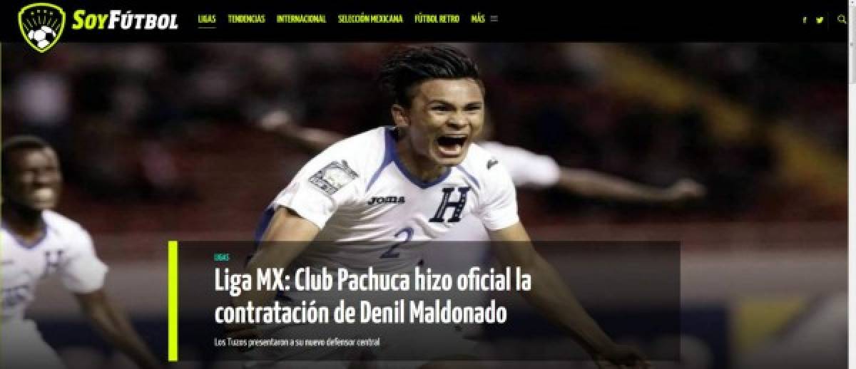 Denil Maldonado: Prensa y periodistas mexicanos hablan sobre el hondureño del Pachuca