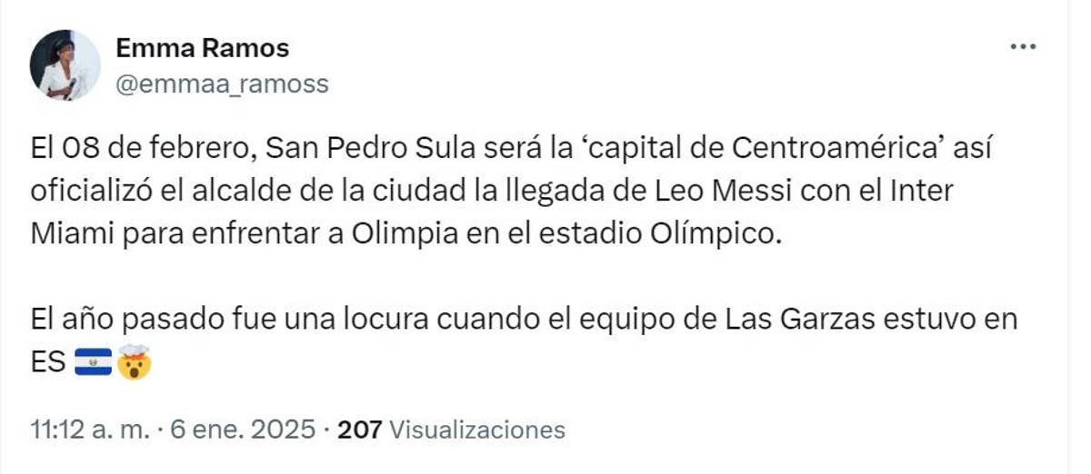 Messi y el Inter Miami generan opiniones por el amistoso en Honduras: “San Pedro Sula será la capital de Centroamérica”