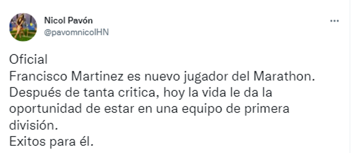 ¡De Tercera a Primera! Periodistas reaccionan tras anunciarse el fichaje de Francisco Martínez por el Marathón