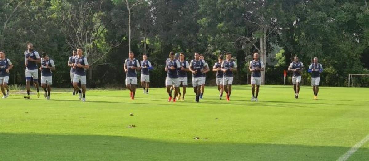 'Buba' y Menjivar se lucen, Benguché sonriente: Así fue el último entrenamiento de Honduras previo al Final Four