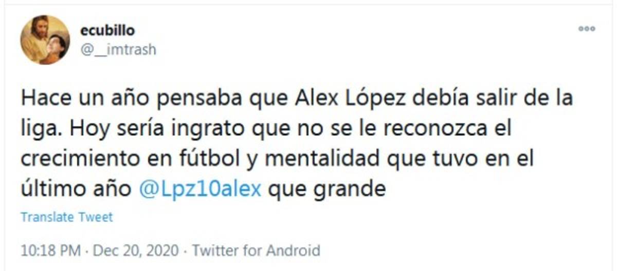 ¡Hasta le pidieron perdón! Las redes se inundan de elogios a Alex López tras la 30 del Alajuelense