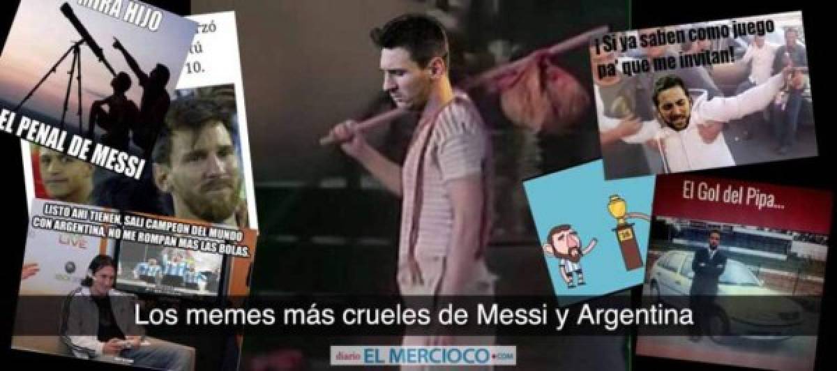 ¿Es esto lo peor que le pudo pasar a Messi? Estos son los memes más crueles en su contra