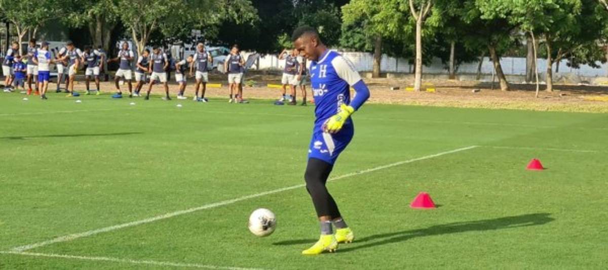'Buba' y Menjivar se lucen, Benguché sonriente: Así fue el último entrenamiento de Honduras previo al Final Four