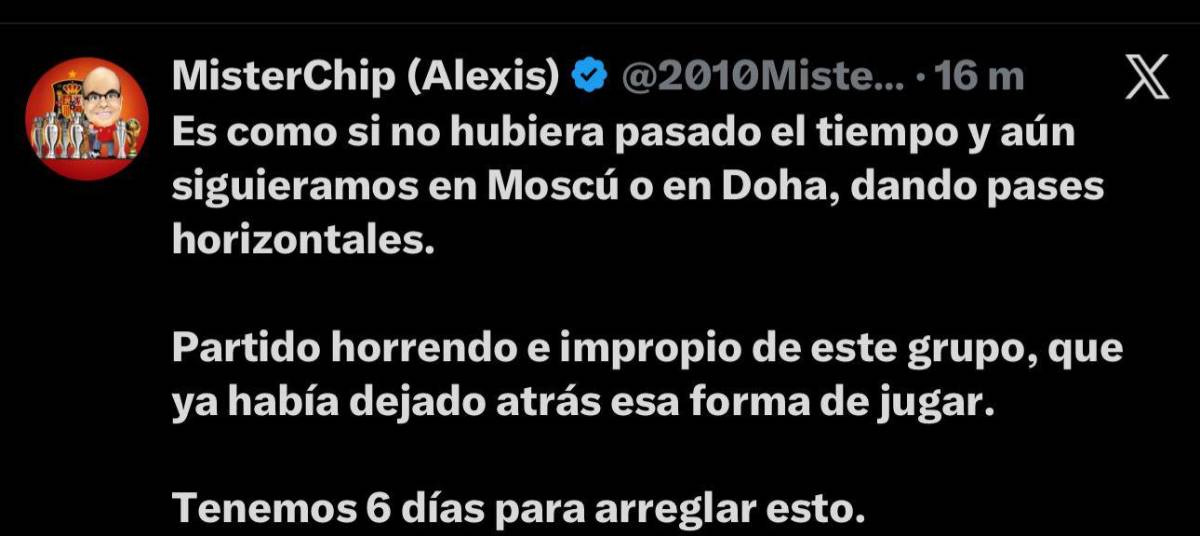 MisterChip y Roncero explotan tras el empate de España: Horrendo Ridículo