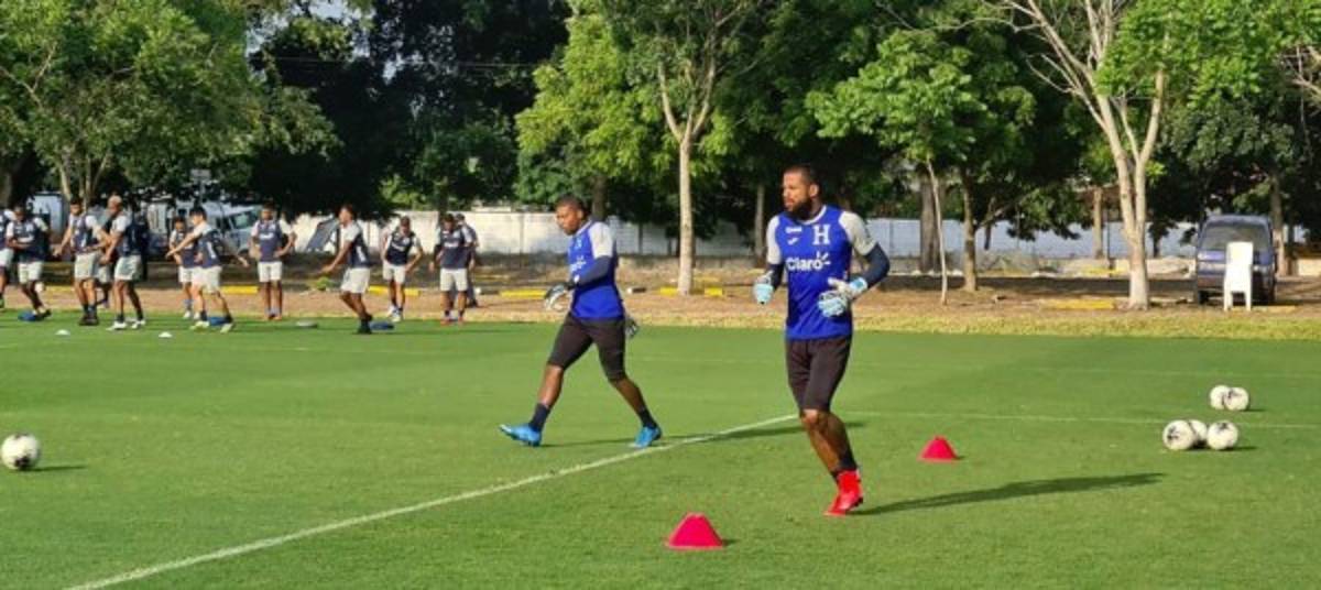 'Buba' y Menjivar se lucen, Benguché sonriente: Así fue el último entrenamiento de Honduras previo al Final Four