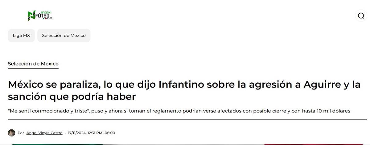 Vasco Aguirre está en polémica, Chino Huerta recibe dardo y la Selección Mexicana saca la calculadora frente a Honduras: dice la prensa azteca