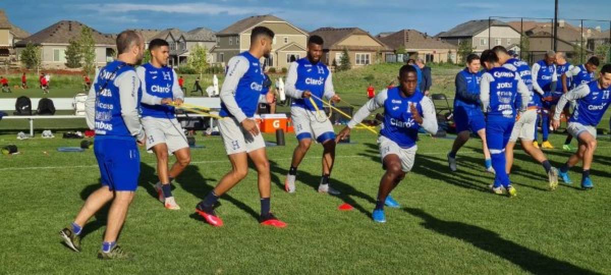 ¡Ambulancia y baño en el autobús! Así fue el primer entreno de la Selección de Honduras en Denver